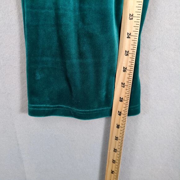 Ashley Blue 2pc Green Velour Tracksuit Women's Plus 1X/2X Sweatshirt Sweatpants - Picture 5 of 10